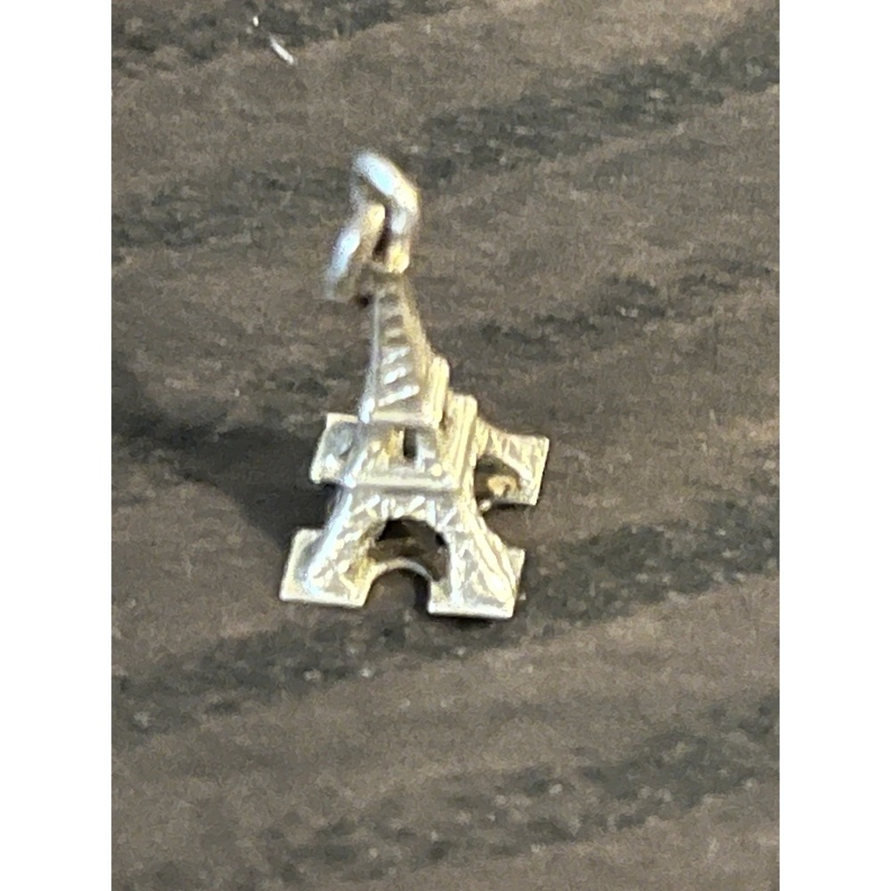 925 Sterling Silver Paris Eiffel Tower Charm Pendant